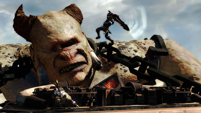 The boss has his eye on you in God of War: Ascension