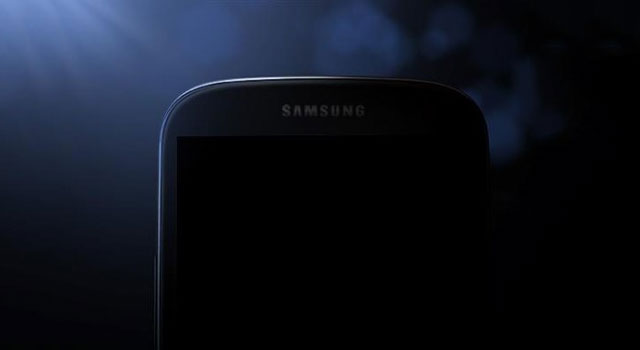 The teaser image of the Galaxy S4 that Samsung released on Monday