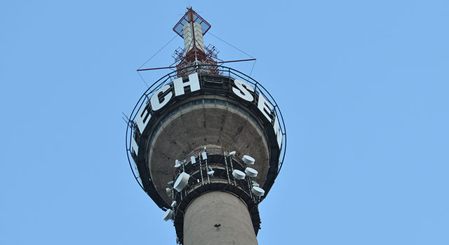 The Sentech tower in Johannesburg will be one of the high sites used for the digital radio trial