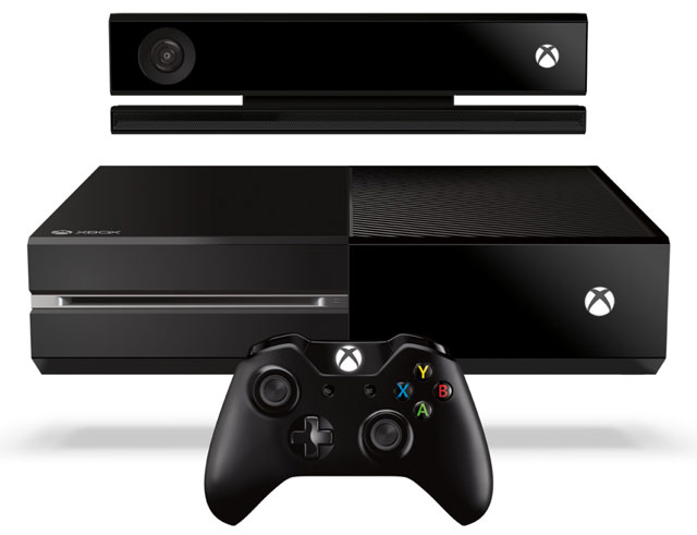Xbox One with controller and Kinect