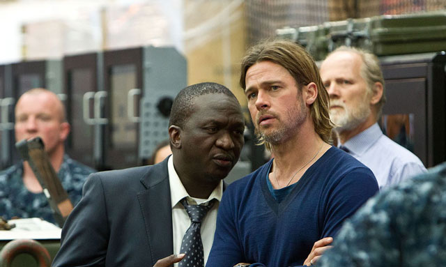 South African actor, Fana Mokoena, stars has a supporting role alongside Brad Pitt in World War Z