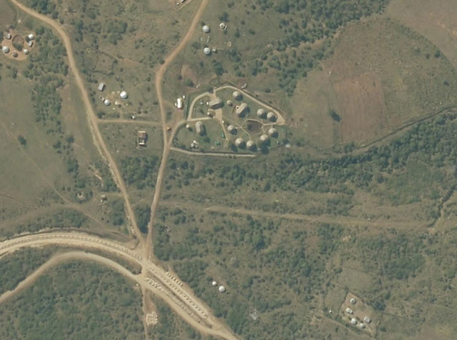 An image of President Jacob Zuma's then much more modest-looking Nkandla homestead, believed to be from May 2009