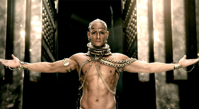 Rodrigo Santoro as Persian god-king Xerxes