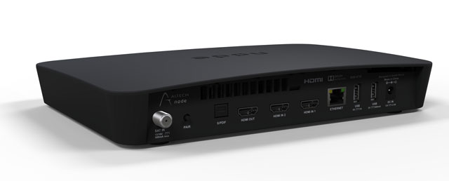 The rear of the Altech Node shows its various ports