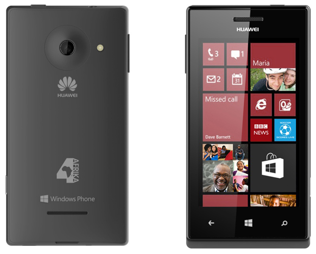 The Huawei 4Afrika Windows Phone 8-powered smartphone