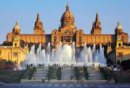 Montjuic Palace in Barcelona