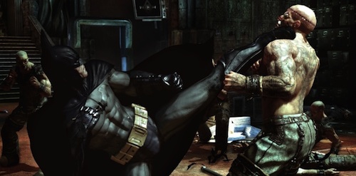 Jaw-cracking combat forms a big part of Batman: Arkham Asylum's gameplay 