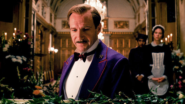 The dapper Ralph Fiennes as a relic of a more civilised time in The Grand Budapest Hotel