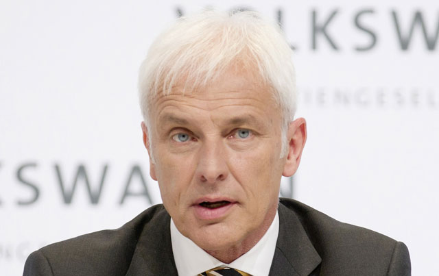 Volkswagen CEO Matthias Müller