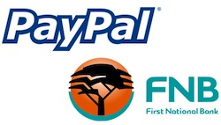 PayPal plus FNB