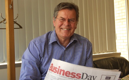 Business Day editor Peter Bruce