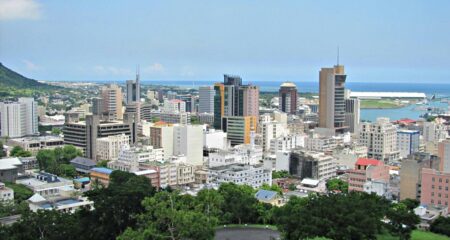 Port Louis, the capital of Mauritius