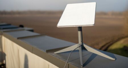 Zimbabwe threatens to arrest Starlink users A Starlink terminal used to connect to SpaceX's network of low-Earth-orbit satellites