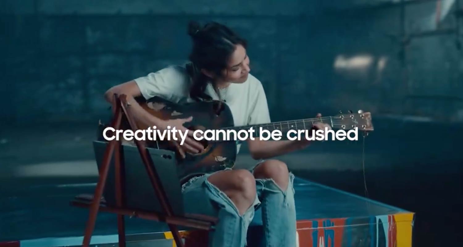 Creativity cannot be crushed Samsung ad mocks Apple