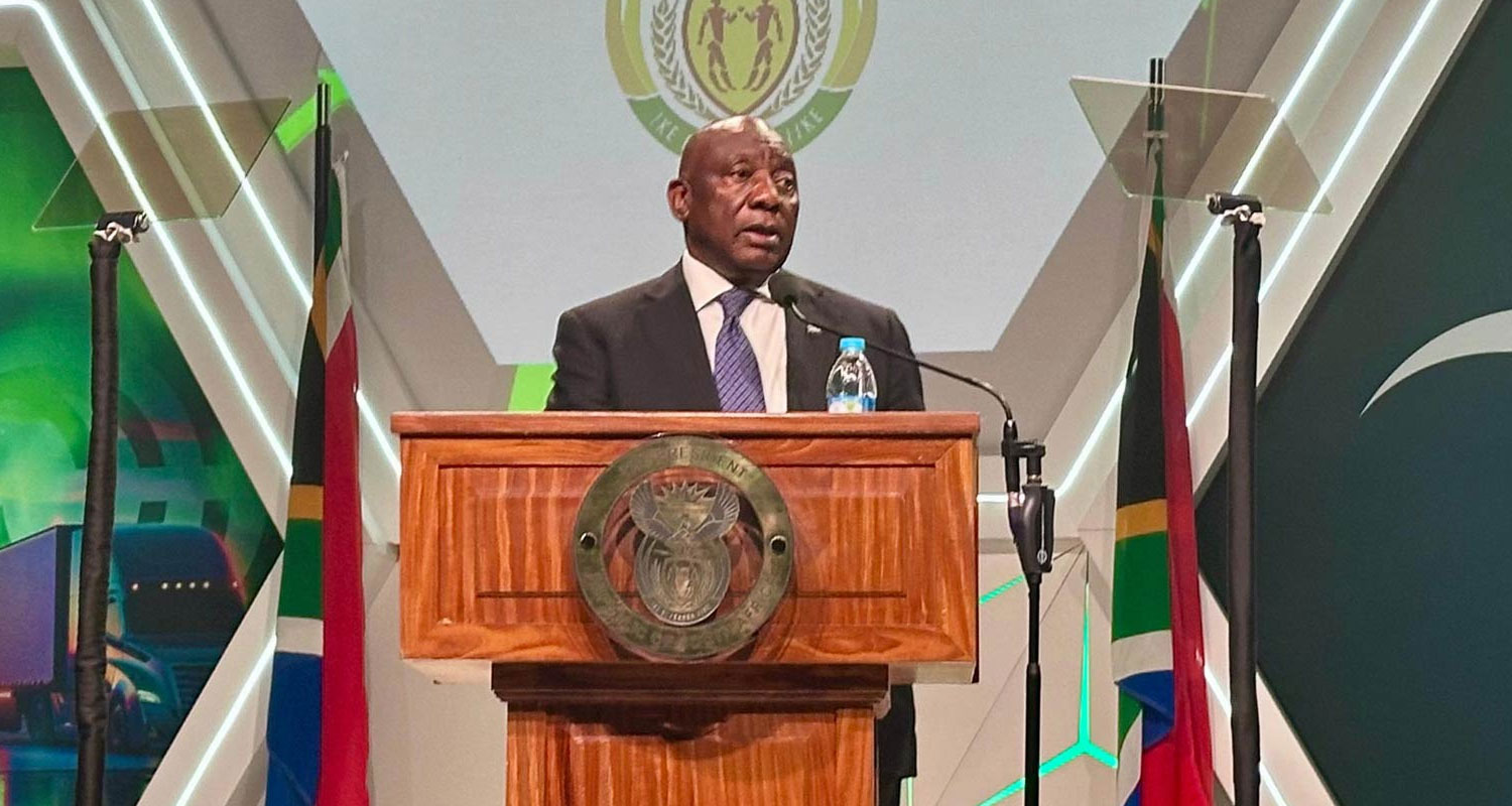 President Cyril Ramaphosa speaking at South African Auto Week