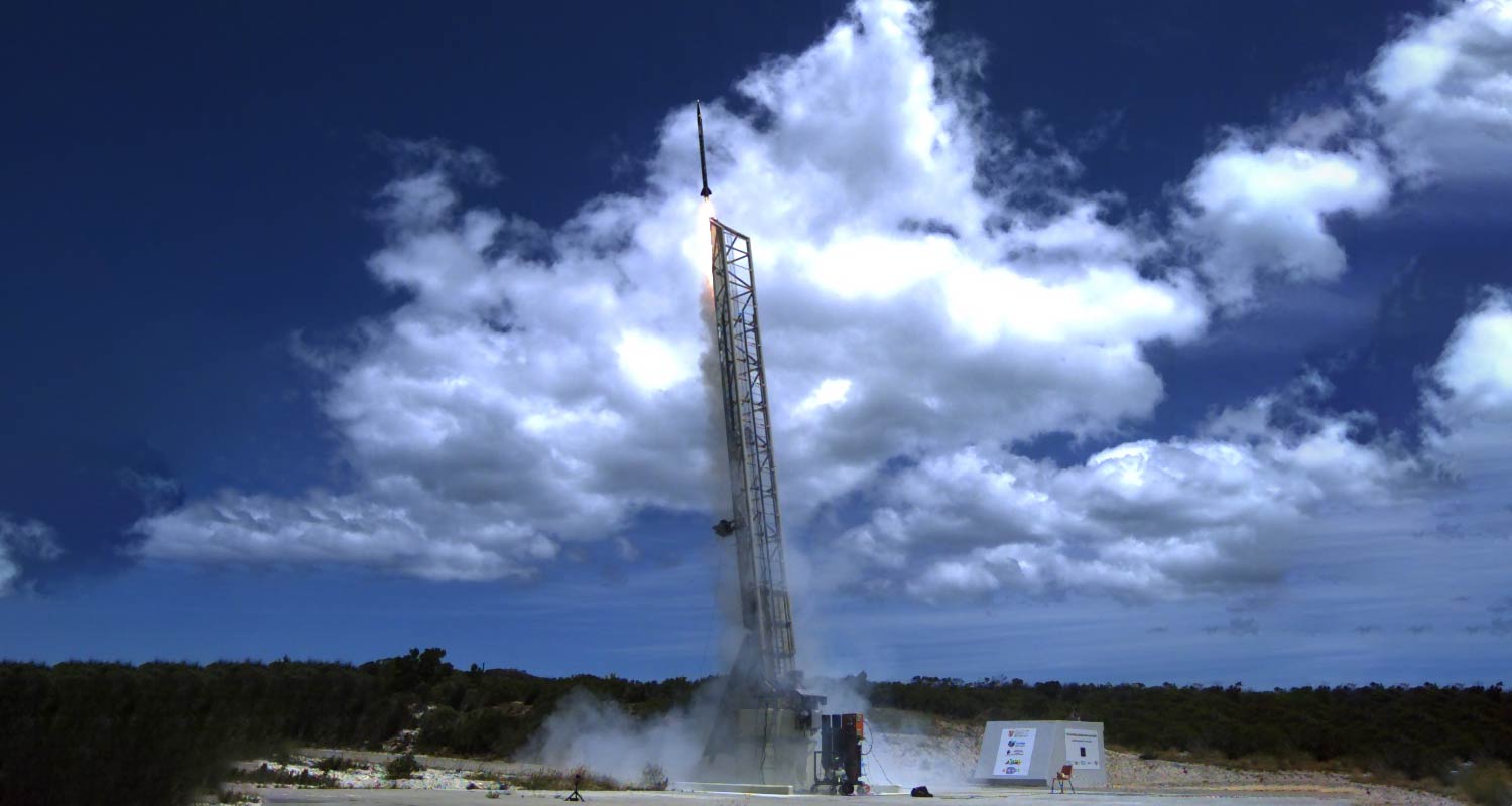 South Africa puts newly built rocket gantry to the test