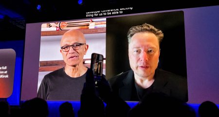 Microsoft embraces AI diversity - Satya Nadella and Elon Musk