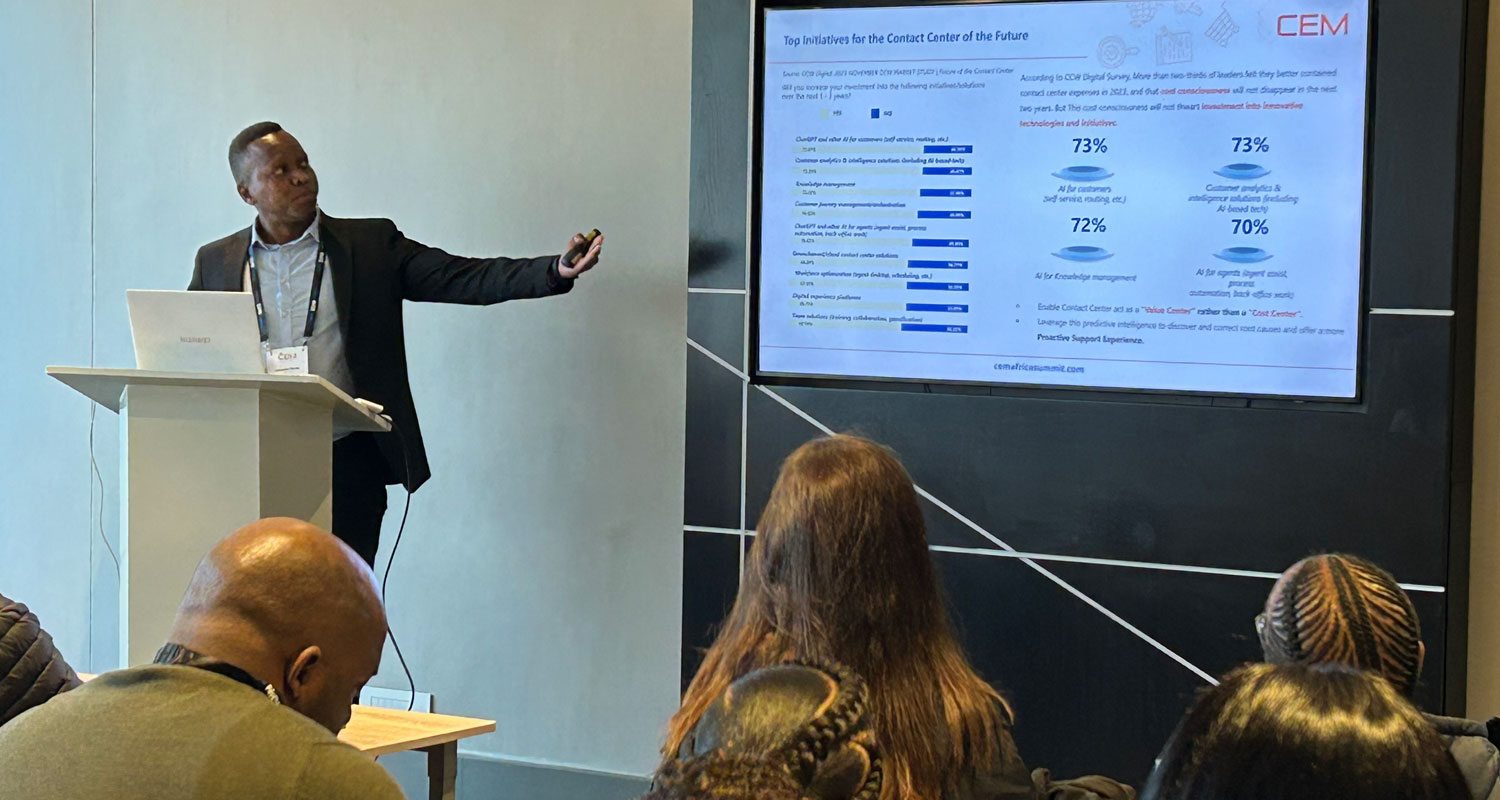 Benedict Rono, senior solution manager in Huawei sub-Saharan Africa's software business department