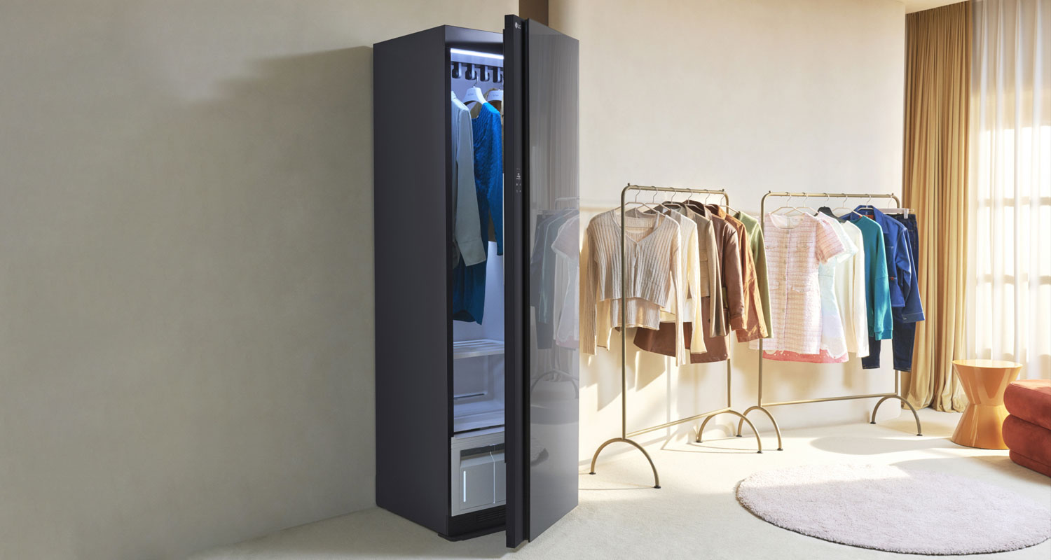 Breathe easier this spring with the steam-smart LG Styler