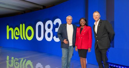 Paratus launches first private mobile network in Namibia - From left, Paratus Group executive chairman Barney Harmse; hon Emma Inamutila Theofelus, minister of ICT; and Paratus Namibia MD Andrew Hall at the launch of Paratus Namibia’s nationwide mobile network