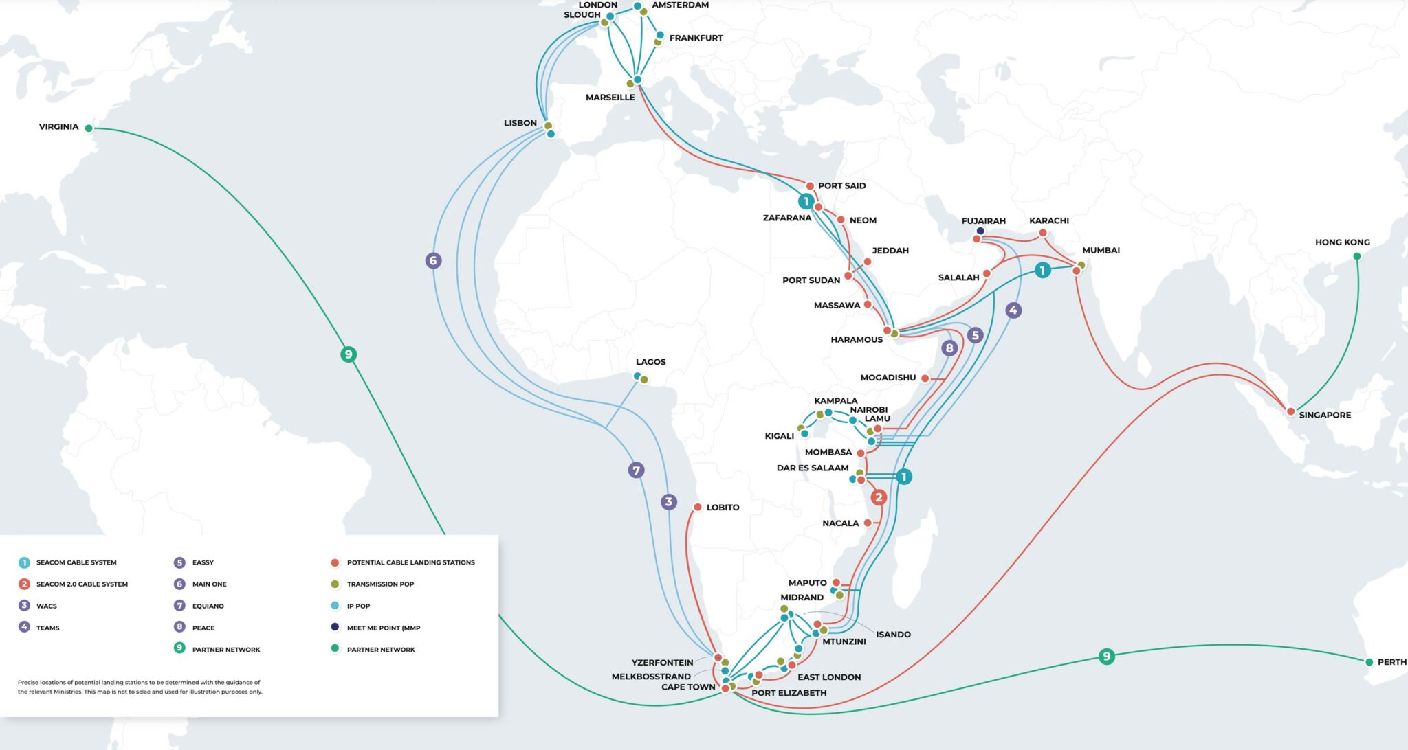 More details emerge on massive new Seacom cable