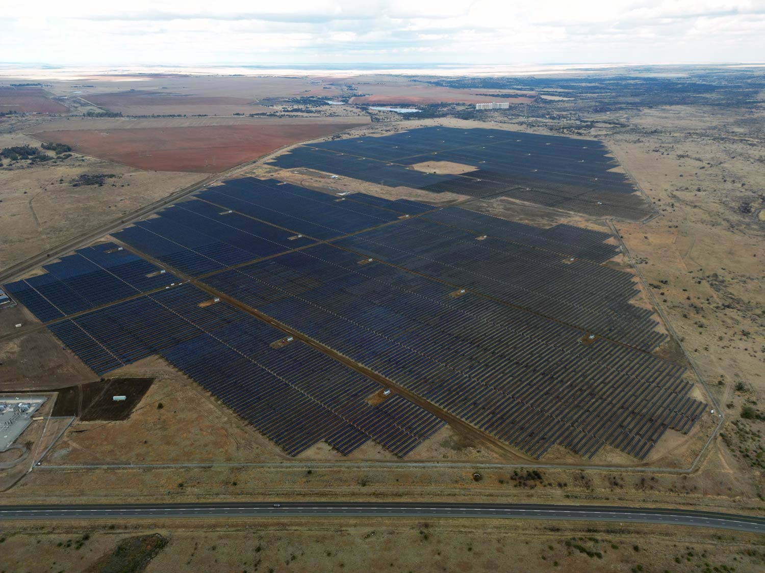 Another view of the solar farm