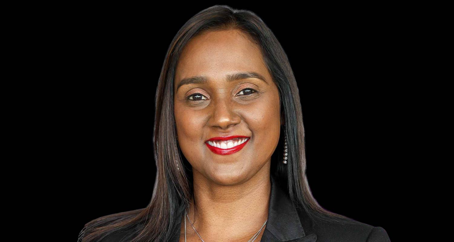 The author, Vodacom Business director Videsha Prootveeraj