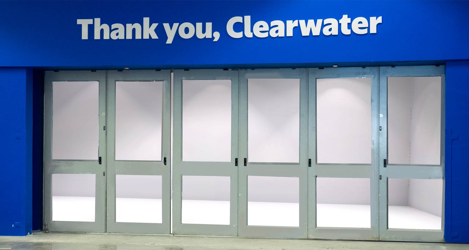 Walmart Clearwater Mall will opening in the coming weeks