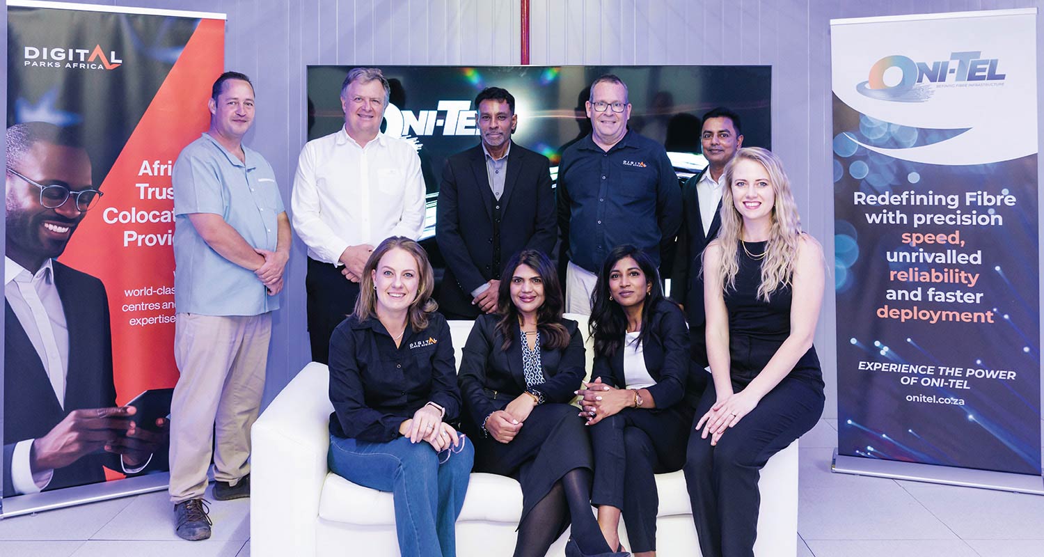 Oni-Tel and Digital Parks Africa teams at the Oni-Tel fibre network launch event held at DPA