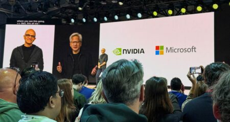 Microsoft moves to remake computing around AI - Jensen Huang and Satya Nadella