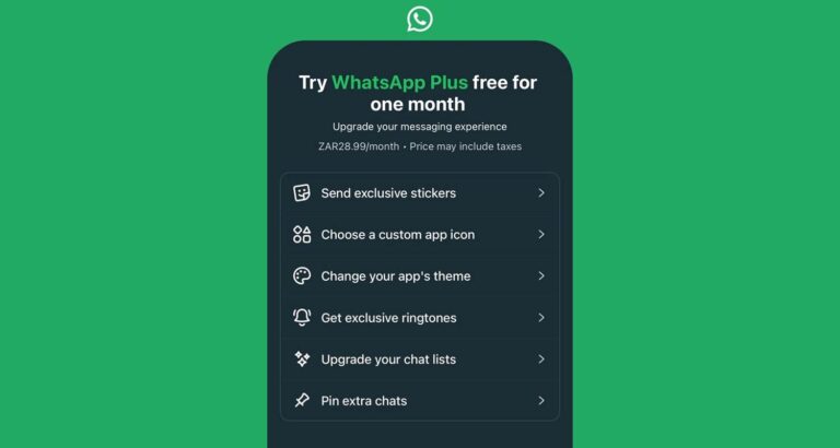 WhatsApp starts charging South Africans - for the extras