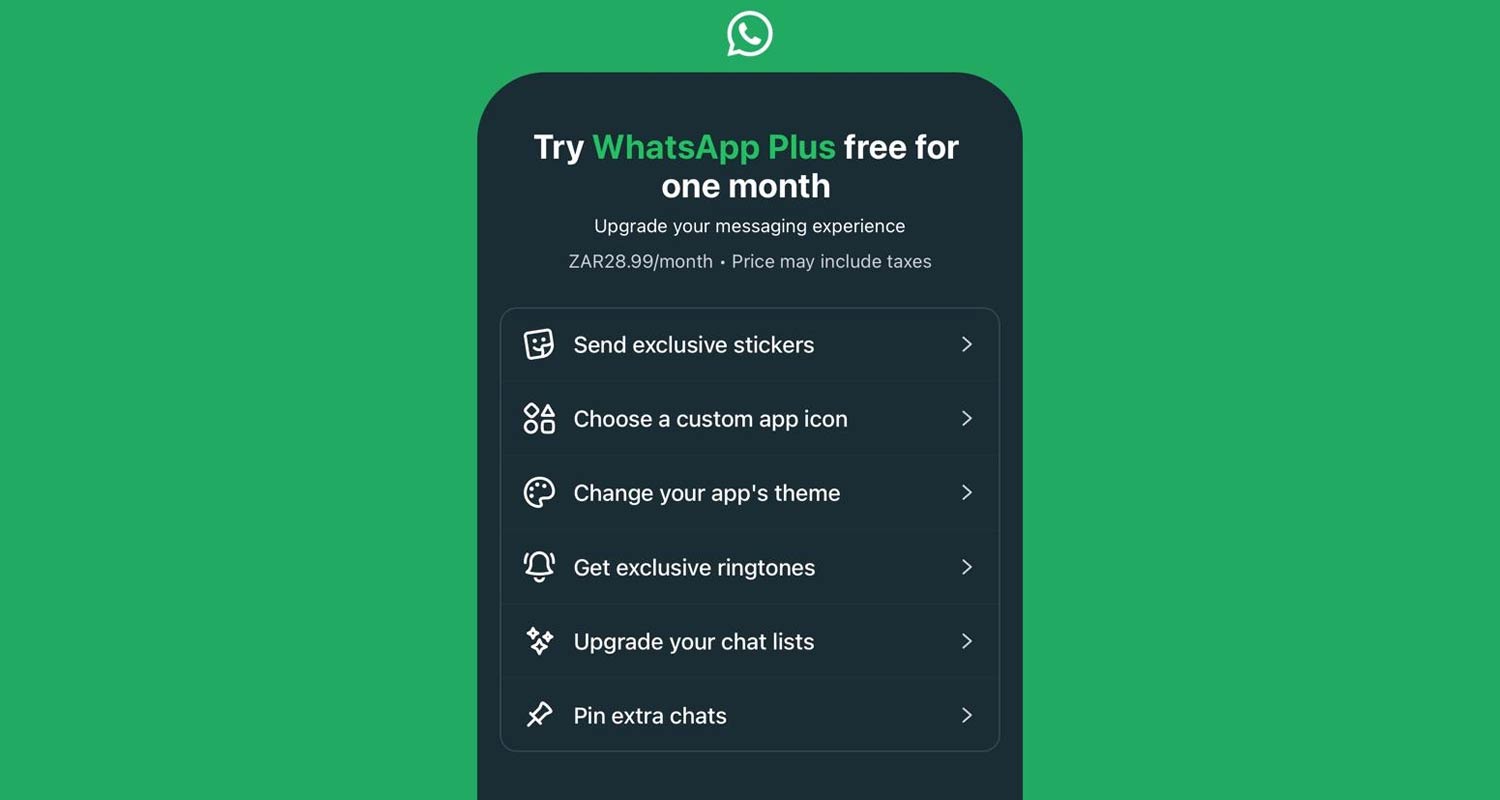 WhatsApp starts charging South Africans - for the extras