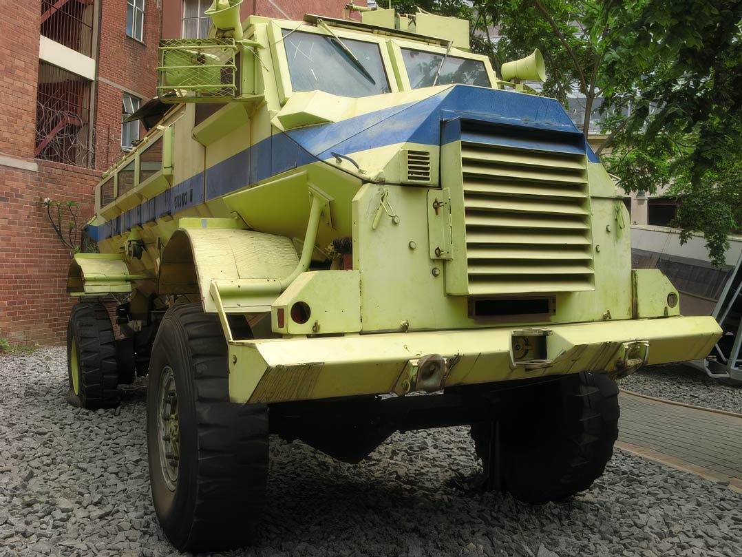 A Casspir at the South African Police Museum, Pretoria