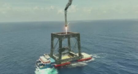 China nets a falling rocket in reusability race with SpaceX