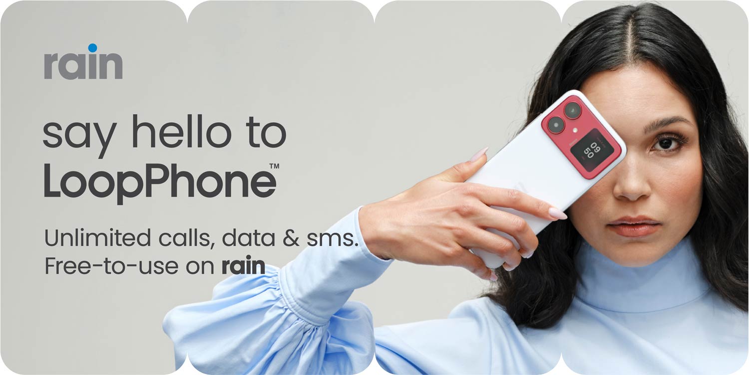 Rain launches unlimited mobile plans with LoopPhone