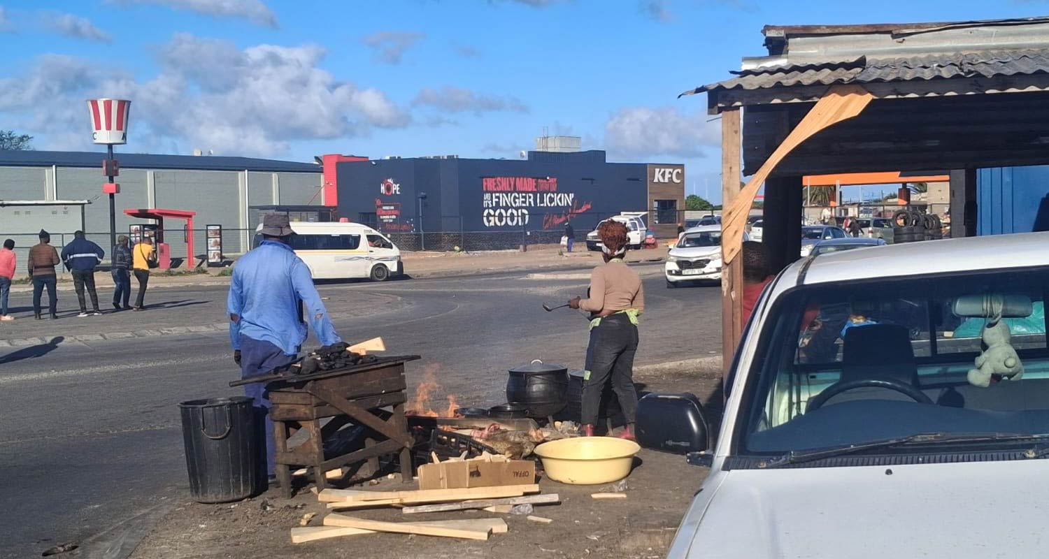 Spondo Street is a hive of activity