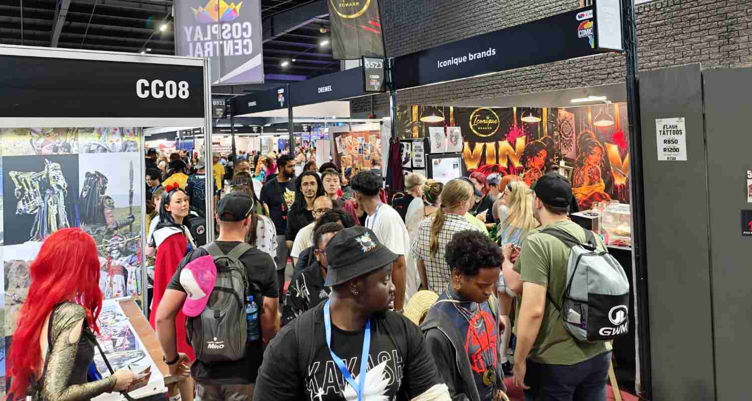 Busy crowds at the event