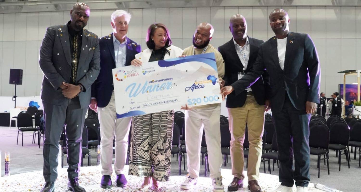DeafTouch, a technology start-up creating accessible communication solutions for the deaf and hard-of-hearing community, won first place in the competition