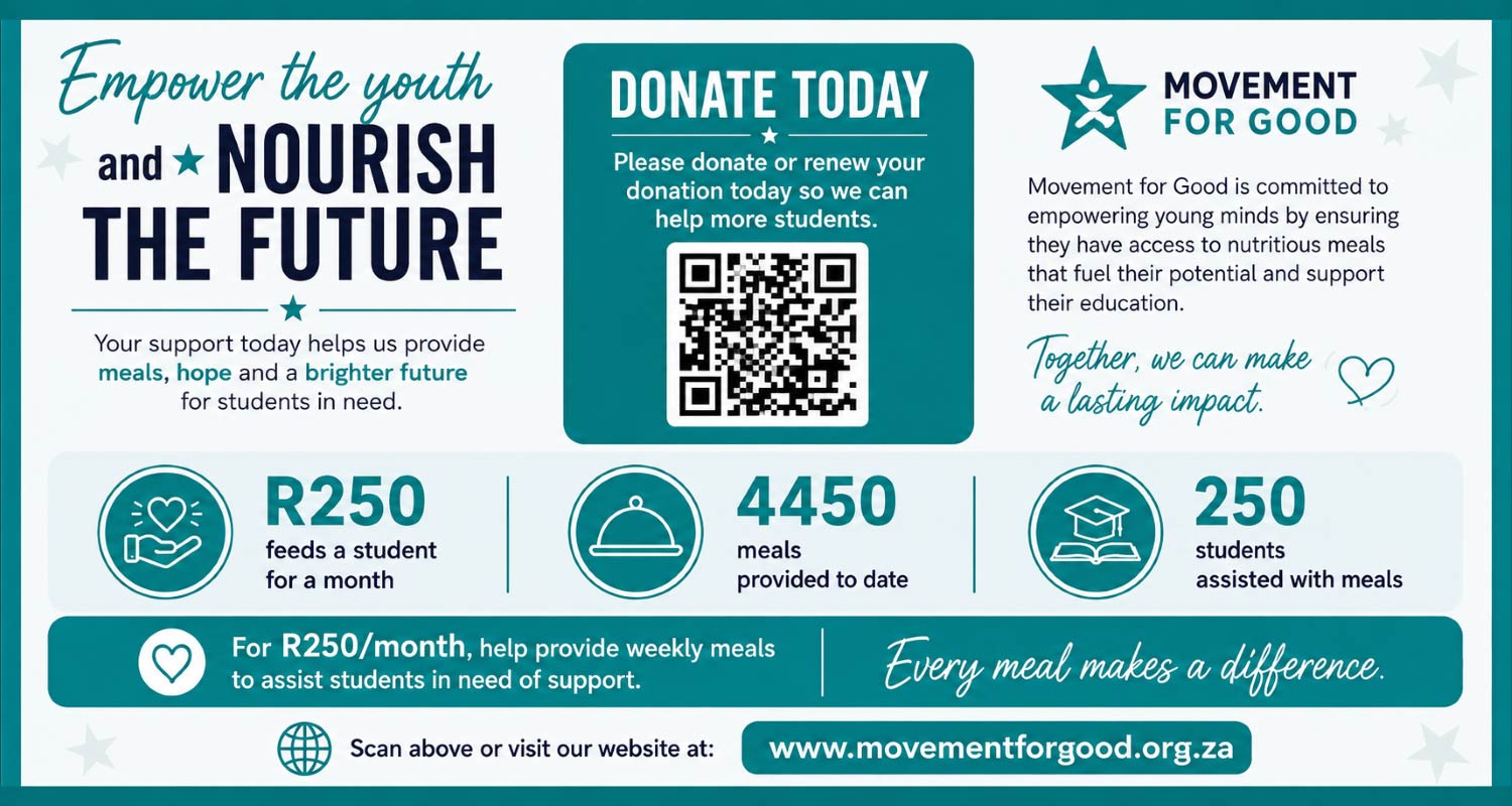 Rising Star Movement for Good student meal sponsorship campaign