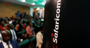 Delegates attend a recent financial presentation at Safaricom's headquarters in Nairobi, Kenya. Monicah Mwangi/Reuters