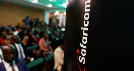Delegates attend a recent financial presentation at Safaricom's headquarters in Nairobi, Kenya. Monicah Mwangi/Reuters