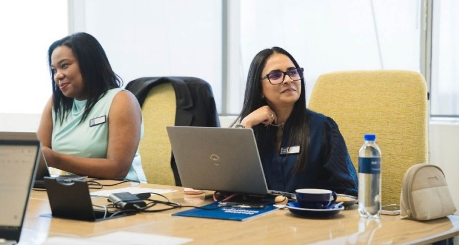 Judges engaged in discussions during the event, sharing insights and evaluating candidates