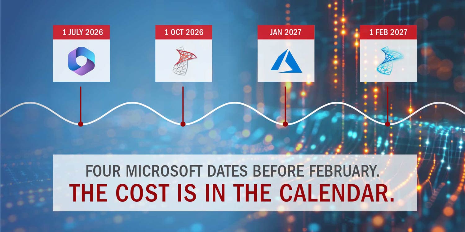 Four Microsoft dates before February: the cost is in the calendar - Ascent Technology, Johan Lamberts