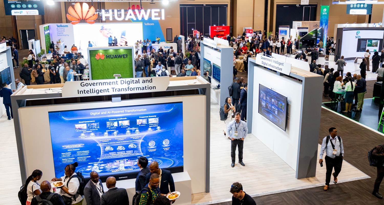 Huawei’s exhibition stand at GovTech 2026