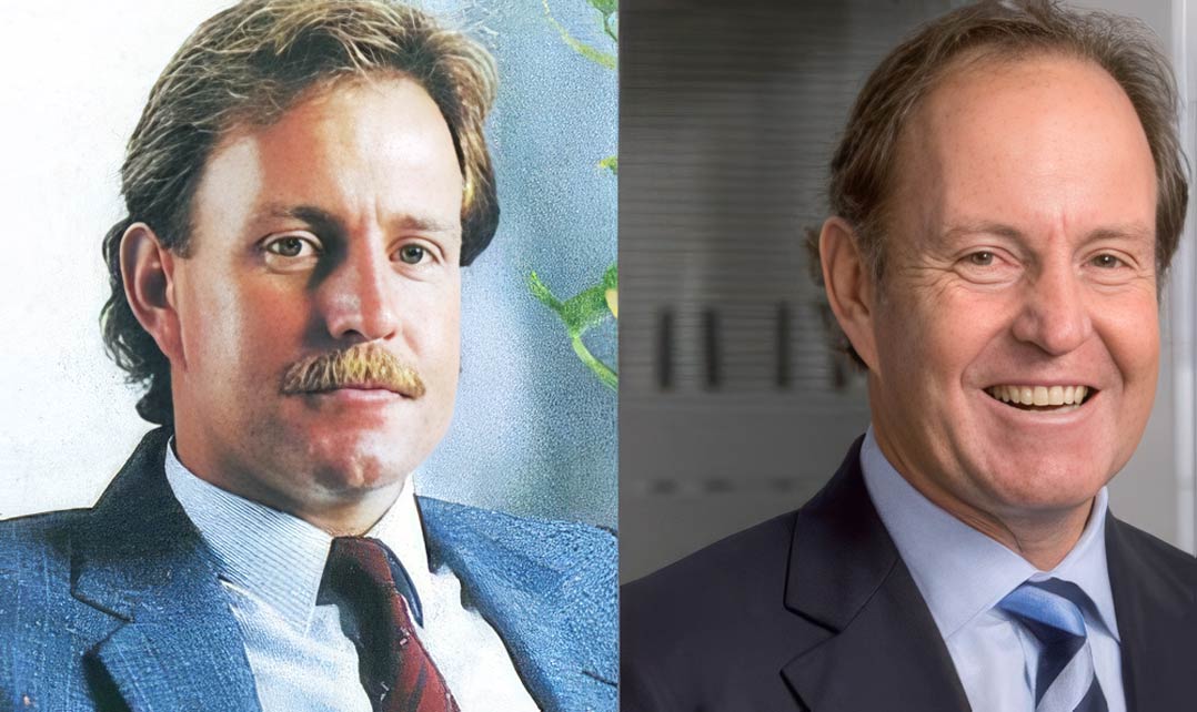 Jeremy Ord in an an updated photograph from the 1980s and a later, also undated, photo