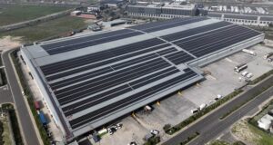 The roof that powers two malls and an office park
