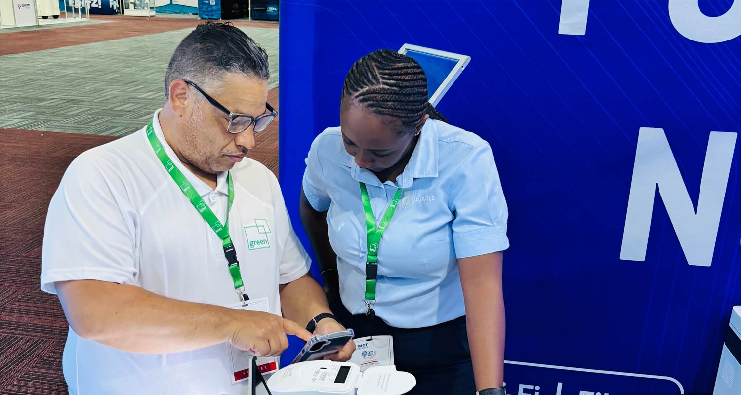 The Paratus Namibia stand at the ICT Summit 2026