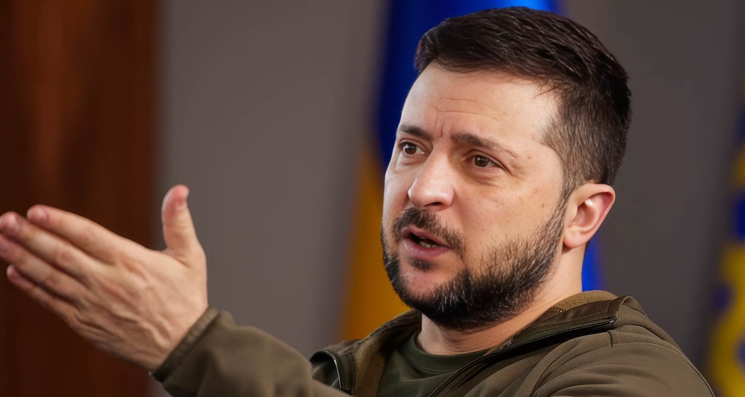Ukrainian President Volodymyr Zelensky